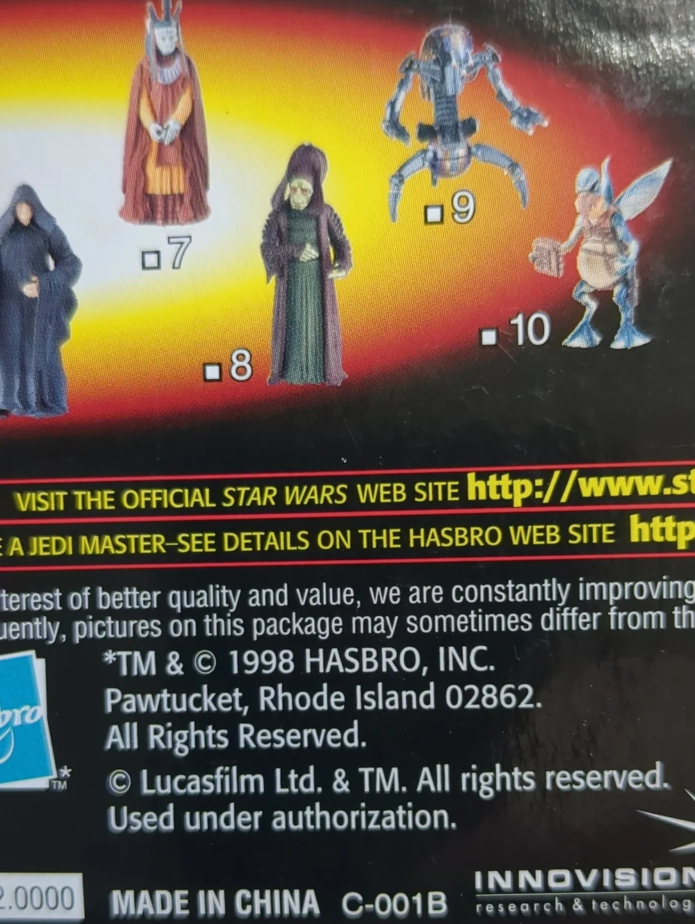 Hasbro new package